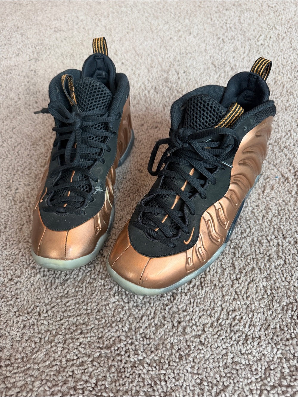 Nike Little Posite Copper